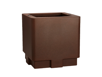CITY - Square polyethylene plant pot with automatic watering by Hobby Flower - view 3